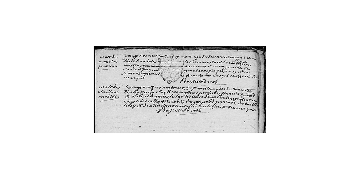 LDGenealogie's tweet photo. #1J1LMystère Famille #PRUNOT impossible de remonter plus loin à La Motte Saint Jean (71)
#LacunesRegistreLaMotteSaintJean #Archives71
J'espère arriver à prouver la filiation de mon aïeul #PRUNOT Martin marié à #FEBVRE Anne (acte de baptême et mariage à retrouver) https://t.co/suB4tkpfLR