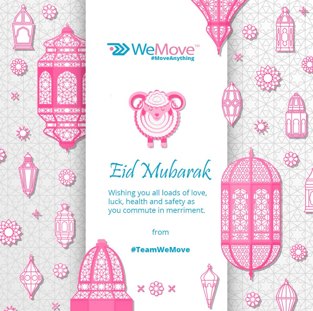 WeMoveCo's tweet photo. Work when it's time to work,...
Celebrate when the time is right.

We wish our muslim friends, clients and colleagues all the goodness of Eid. From all of us at WeMove

#TeamWeMove
#VehicleHire
#Moveanything
#EidMubarak 
#EidAlAdha 
#EidulAzha2018 
#EidulAzha https://t.co/qkQafdVEzA