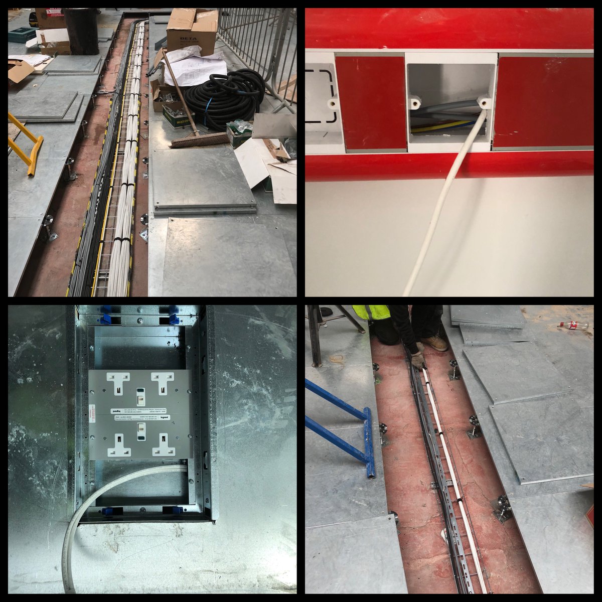 BSCLltd's tweet image. Last week we completed the 1st fix on one of our current projects which involves 300 CCa rated @CommScope cat6 outlets being installed. Terminating beginning this week. 
#RunsOnCommScope #cat6 #datainfrastructure