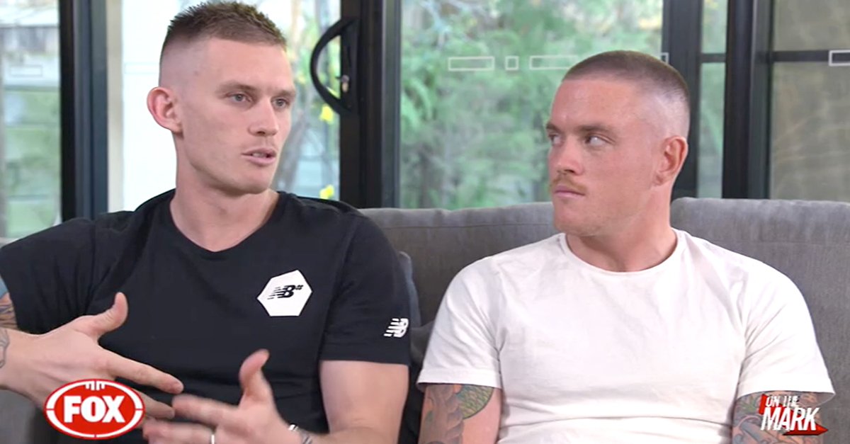 brisbanelions's tweet photo. A raw and emotional feature on Dayne and @ClayeBeams that aired on @FOXFOOTY's #OnTheMark. #AllForOne

Watch now: https://t.co/jOmoLBnY9d https://t.co/DXomrhhlnH