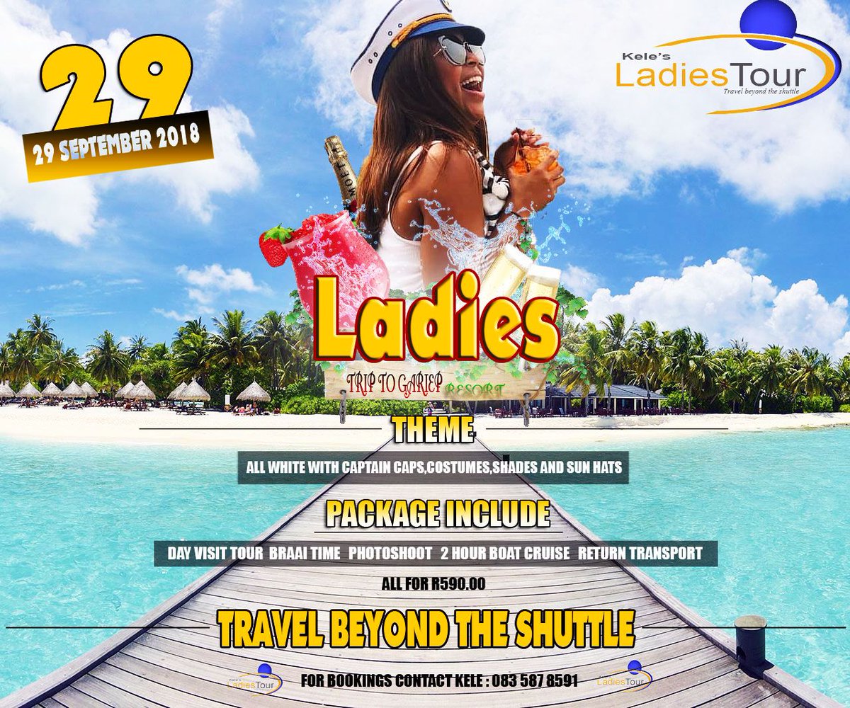 NthatisiKele's tweet photo. Thnx so much Kay Team with a nice poster. I'm cruising with the squard next month join us LAdies⛱⛵🛣#FreeState #Ladies Only. https://t.co/EUE5rWX3YP