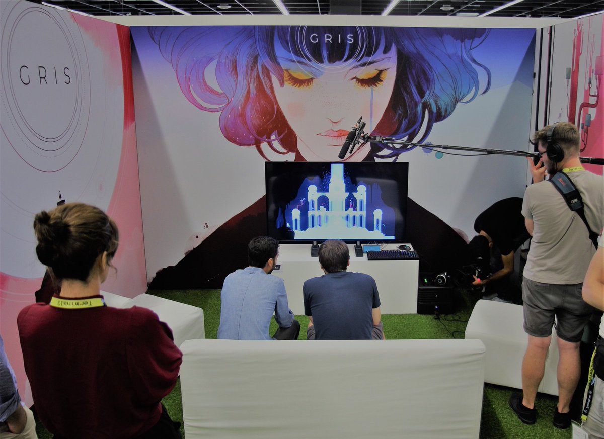 Another glorious day at Camp Devolver inside Gamescom! Hike on over to Hall 2.2 for some arts and crafts.