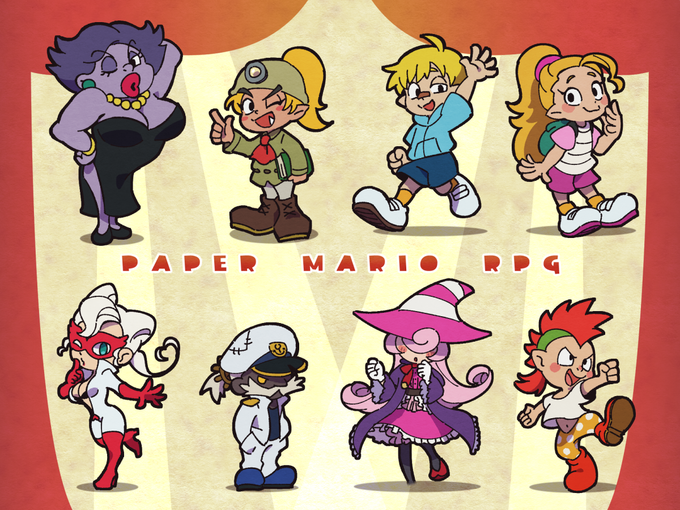 ペーパーマリオrpgのtwitterイラスト検索結果 古い順