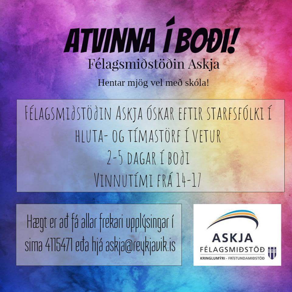 Hæ! Okkur vantar starfsfólk á stóran og snarskemmtilegan vinnustað!

Sækið um og/eða deilið þessari auglýsingu fyrir mig! 👊👊👊 pic.x.com/2L5BmbFmN8