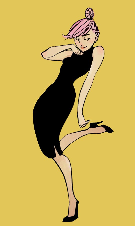 luyidraws's tweet photo. Spin! A gesture drawing turned quick illustration. #curves #arefun #whee #gesturedrawing #illustration #luyidraws https://t.co/q6eCYeRkqG