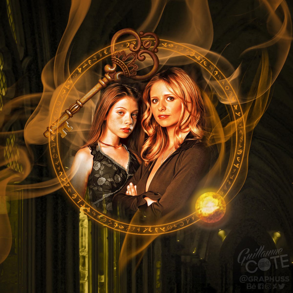 Graphuss's tweet photo. 2/2 All the artworks for #Buffy #BluRay Box. What do you think about it ?#BuffyHD #BuffyBluRay @joss @SarahMGellar @BuffyTVS @NicholasBrendon @JamesMarstersOf @alydenisof #BTVS #buffyslays #BuffySlays20 #Sunnydale #Vampire #BuffyTheVampireSlayer https://t.co/gSOsENlyYs https://t.co/XbsiYXQ62m