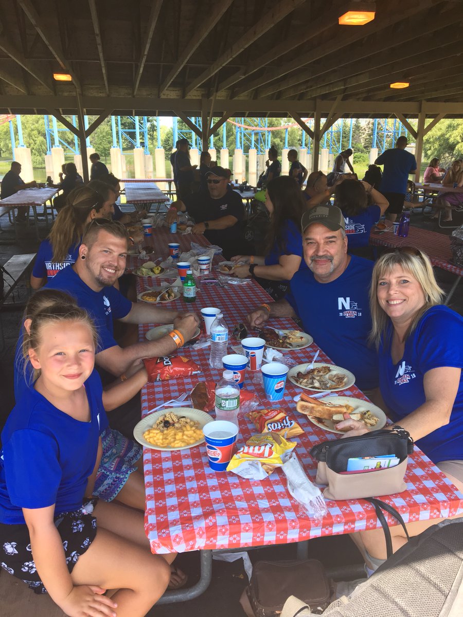 Food, Family, and Darien Lake! It doesn’t get much better than that😁 #northside #familyfunday