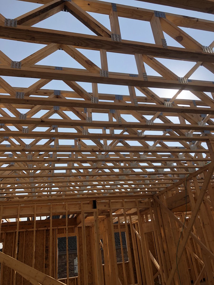 BuiltByBAM's tweet image. Thanks Noltex Truss for@providing these for us! Our custom two story home is going up quickly and looking good! #biggerisbetter #builtbybam #wacotx #newhomes #inprocessphotos