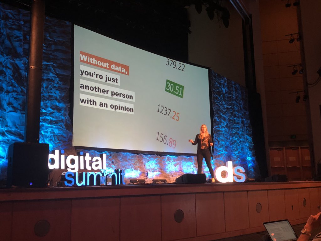 Without data, you’re just another person with an opinion #DSMPLS <a href="/ShanaSullivan38/">Shana Sullivan</a> <a href="/VerticalMeasure/">Nick Nose & Great Daine</a>