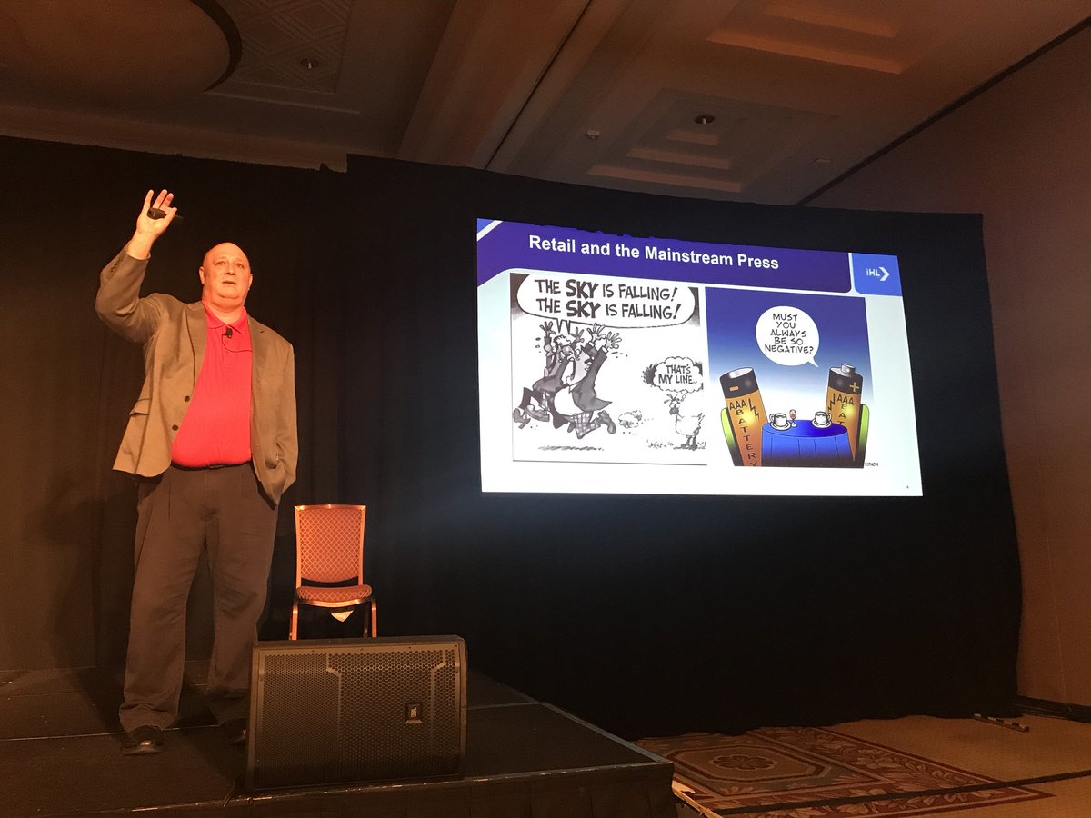 “Bad news gets 10x as many clicks as good news... nothing has become more sensational than the ‘retail apocalypse.’” - Greg Buzek, #RRC18