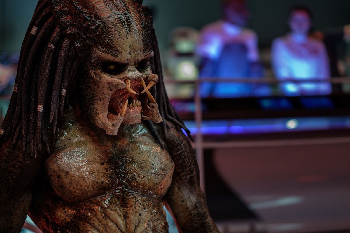 TvCthulhu's tweet image. Nos siguen llegando nuevas imágenes de #Predator donde podemos ver al hermosos #UltimatePredator