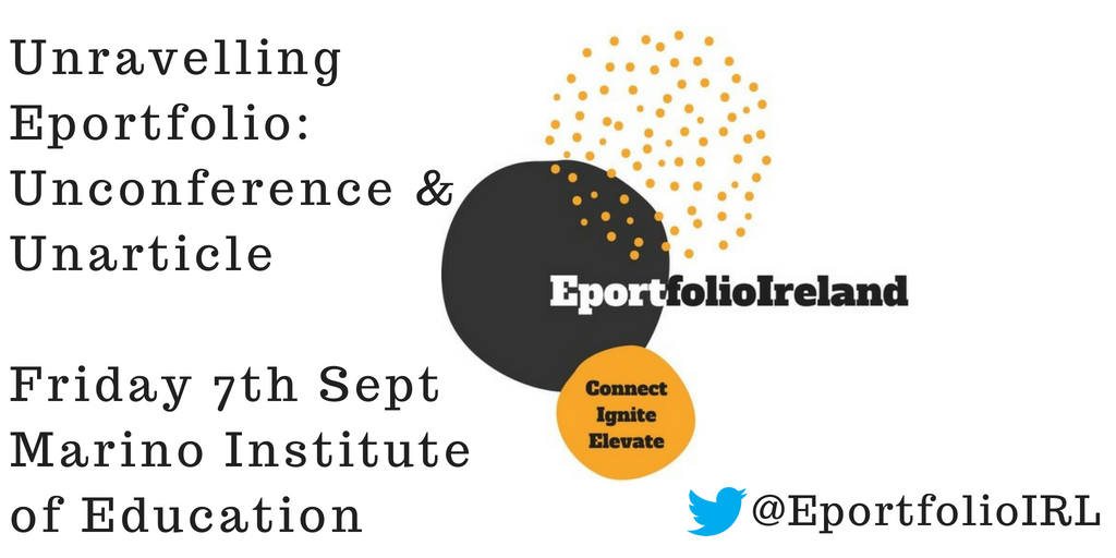 EportfolioIRL's tweet photo. Register now to secure your place at the upcoming @EportfolioIRL #Unconference #Unarticle Event in @MIE on Friday 7th September 2018
Places are limited!
https://t.co/xP5q6VInfK https://t.co/oUz6e8eA18