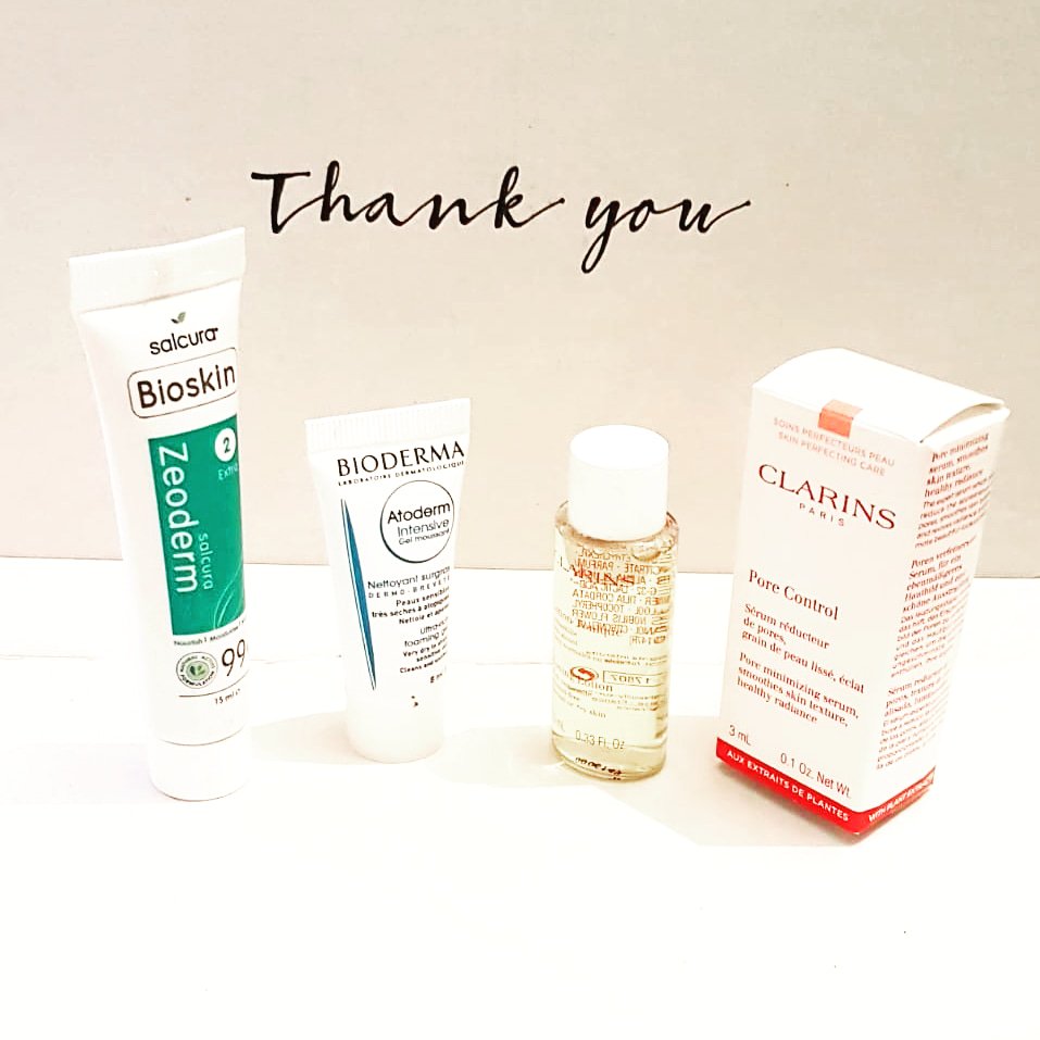 samples_beauty's tweet photo. Pick 'n' Mix from Feel Unique, £3.95.
There is supposed to be 5 samples, only got 4. I got in touch and £3 credit has been added to my next order.
#picknmix #feelunique #salcura #zeoderm #bioskin #bioderma #atoderm #clarins #toner #porecontrol #skincare #beauty #samples https://t.co/3jC1ztV1xu