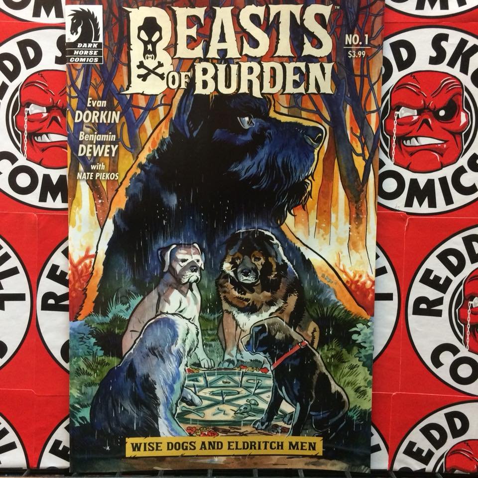 redd_skull's tweet image. A heroic pack of canines known as the Wise Dogs set off on a mission to clean up a Pennsylvania corridor plagued by seemingly unrelated occult disturbances that include a fire salamander and a horde of mutant lurkers.
#BeastsofBurden @DarkHorseComics #NCBD