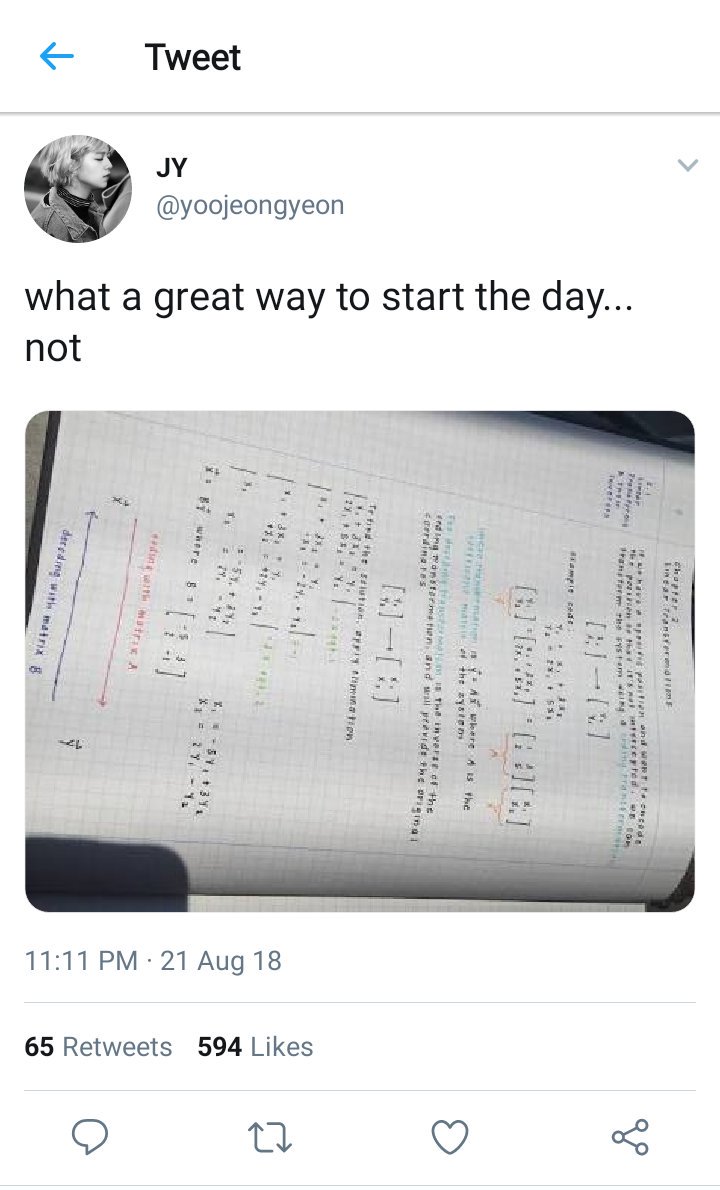 [3] Jeongyeon was also in Algebra class?