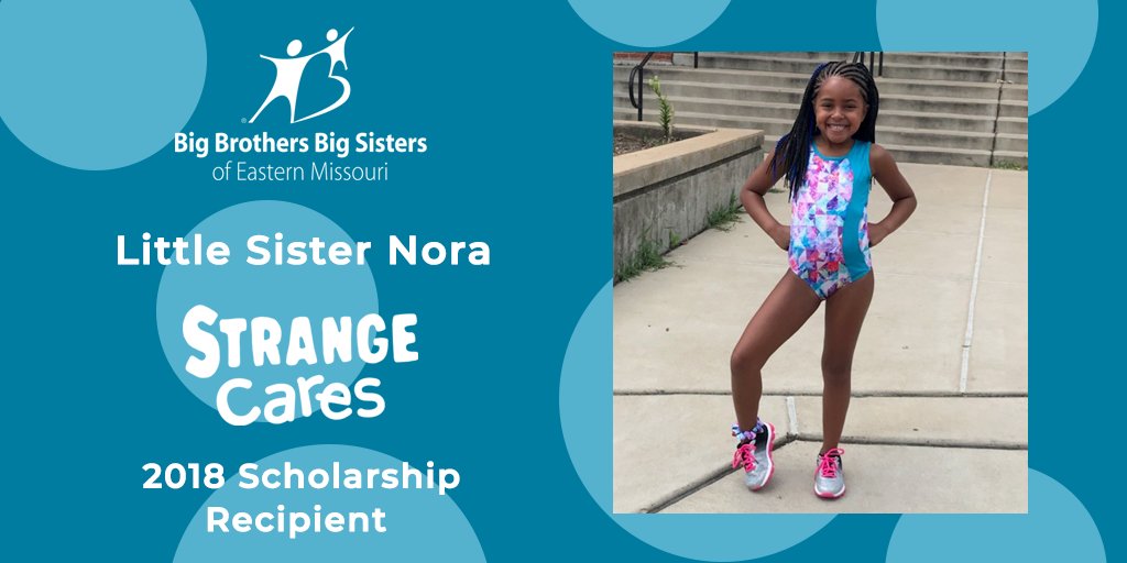 BBBSEMO's tweet photo. #BBBSEMO Little Sister Nora went to @gwrymca summer camp with a 2018 #StrangeCares scholarship; she’s now “doing flips all over the house” with visions of year-round gymnastics in the future. Nora's mom thanks @StrangeCares “for making a dream come true!” https://t.co/FQs0uERa1U