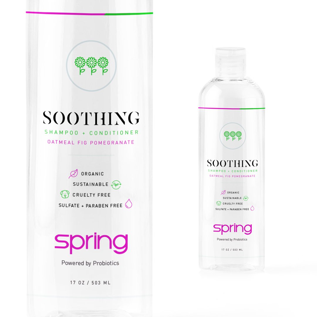 Clean and simple label for shampoo and conditioner for our furry friends. 

Check what we do at: 
darkdesignstudio.com