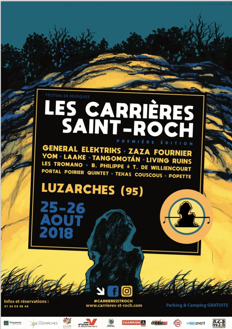 LivingRuinsBand's tweet photo. Nous jouons le 25 août dans le cadre du festival @carrieresstroch ! @mainsdoeuvres #rock #festival @luzarches Avec @tangomotan, @ZazaFournier, @laakemusic... https://t.co/3dV5jjiAYF