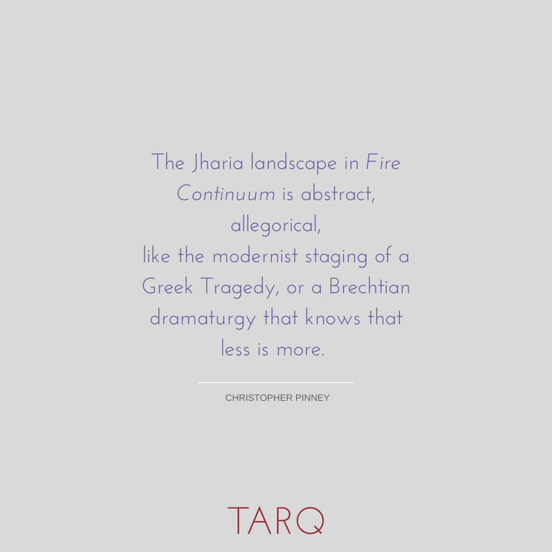 tarqtweets's tweet photo. "The Jharia landscape in #FireContinuum is abstract, allegorical, like the modernist staging of a Greek Tragedy, or a Brechtian dramaturgy that knows that less is more. " - Prof. Christopher Pinney on FIRE CONTINUUM, @ronnysen 's upcoming show at #TARQ.
#Photography #Mumbai https://t.co/MNpVqat8pX