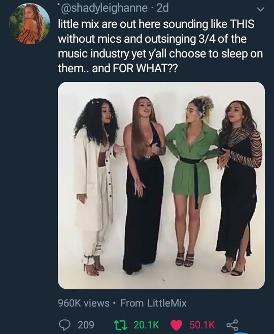 This tweet did a better job at promoting <a href="/LittleMix/">Little Mix</a> than their actual promo team. They have been out-promo'ed by this SINGLE tweet!