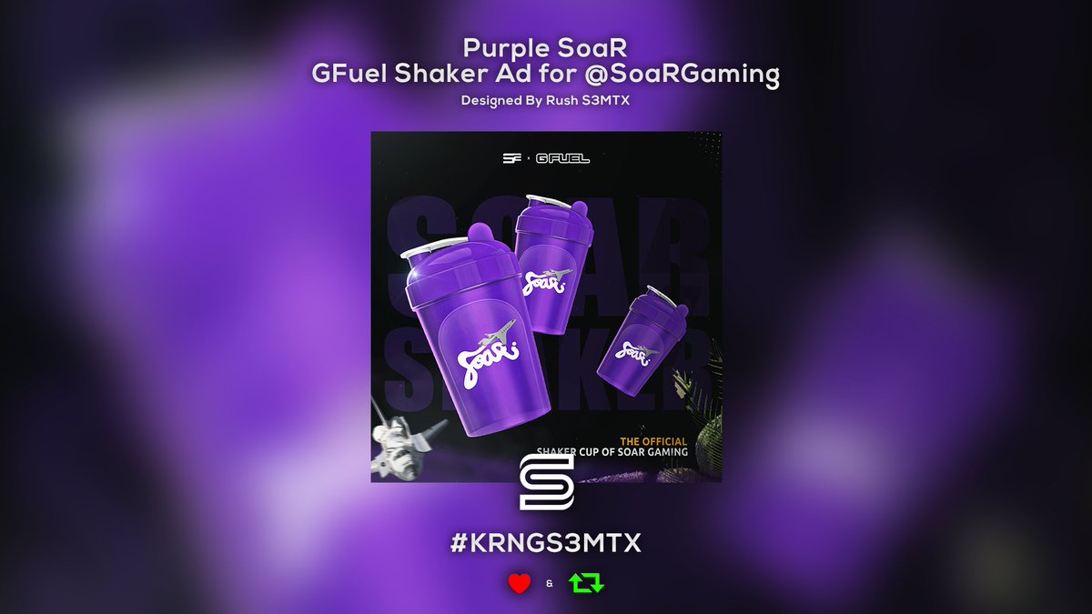 S3MTX_'s tweet photo. Purple SoaR @GFuelEnergy Ad // @SoaRGaming 

@KARNAGEcreative @Armsy @LTDesignsToo #KRNGS3MTX https://t.co/t2qw6KxtMs