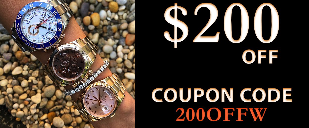Rolex coupon cheap