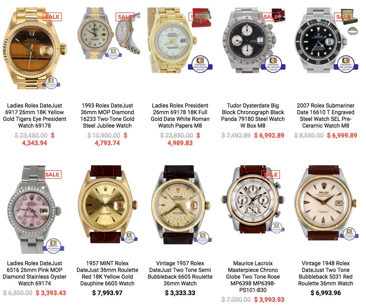 collectorswatch's tweet photo. Endless Summer Sale on Watches, Rings, Bracelets, Necklaces, Pendants, Earrings and much more... - https://t.co/pZiyJJ5POb https://t.co/jakzzdmoAk