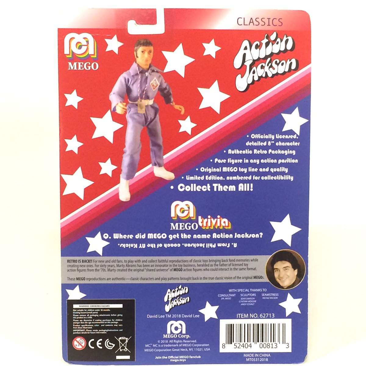 Sorry, had to break him out. I was hoping he was going to have special packaging for easy removal. 
#actionjackson #mego #onlyattarget #zicatoys #actionfigure #megotoys #martyabrams