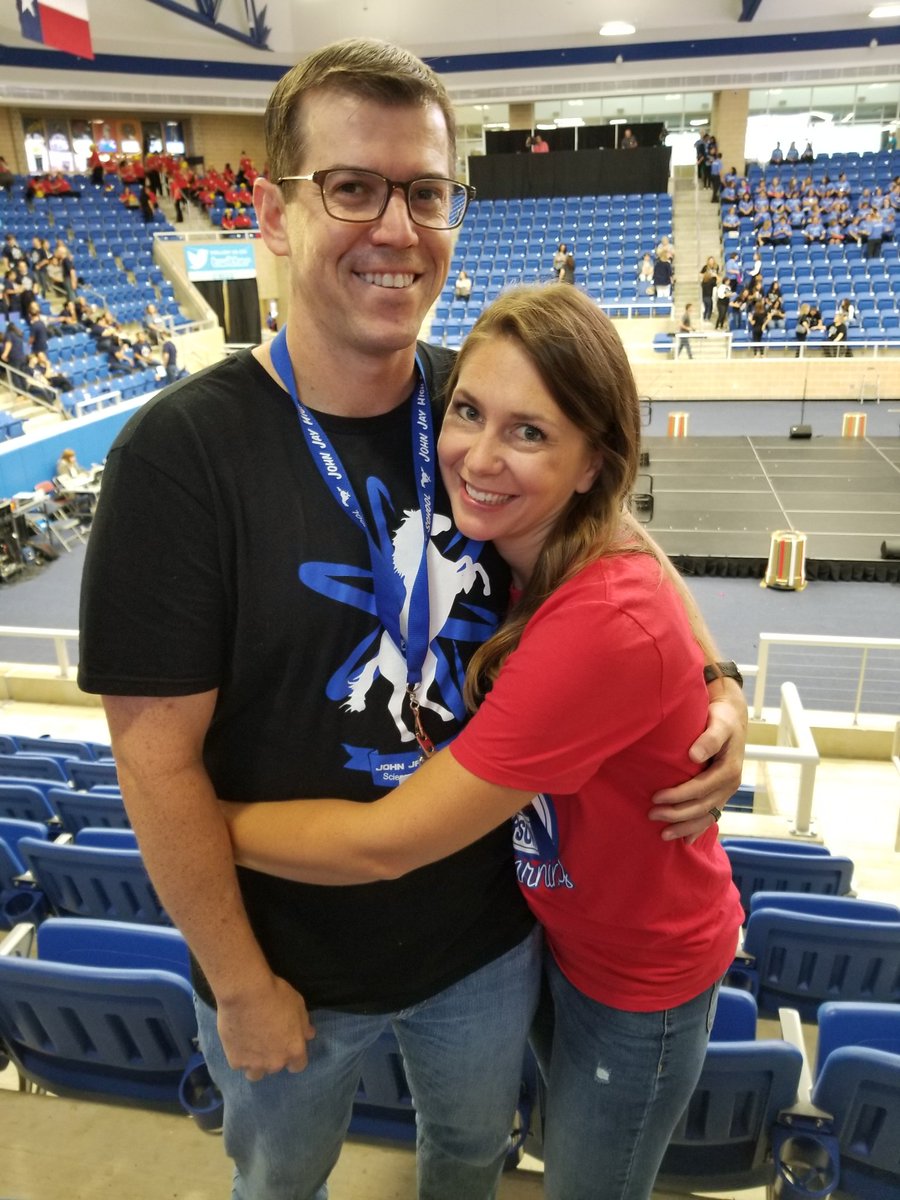 Their first #NISDCONVOCATION together #johnjay #carson