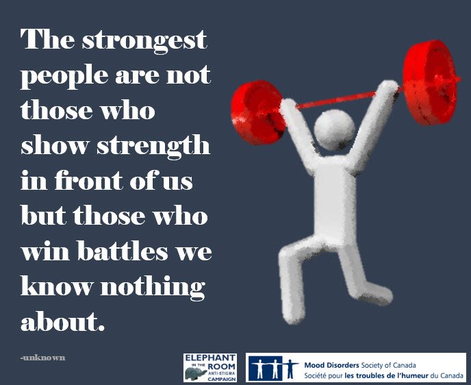 MDSC_Elephant's tweet photo. "Be strong now because things will get better. It might be stormy now, but it can't rain forever." #depression #anxiety #hope #recovery #stigma #mentalhealth @MoodDisordersCa https://t.co/5eolmGrwFn