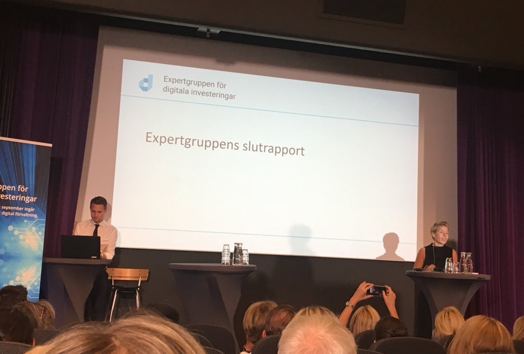 Inspirerande dag om Vägen till digital ledare i det offentliga hos <a href="/expertgruppen/">Expertgruppen</a> idag.