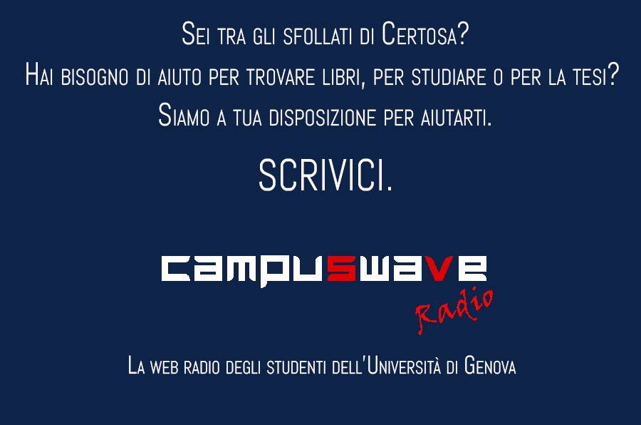 Tutta #Genova si è mobilitata e sta aiutando, gli sfollati di via Fillak e via Porro,le due vie che si trovano sotto al moncone del #PonteMorandi a rischio crollo.Siamo a completa disposizione per aiutare. Contattateci tramite la pagina Facebook o la mail campuswave.sv@gmail.com.