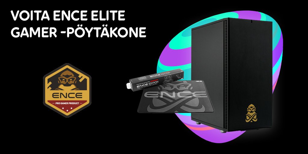 ENCE's tweet image. NYT hereillä 💥

Arvomme yhdessä @teliagamingfi kanssa 2499€ arvoisen ENCE Elite Gamer -pelikoneen ja kylkeen vielä ENCE Plus -hiirimatto 🤩

Koneen specsit tästä 👉bit.ly/ENCEPCEliteGam…

Arvontaan mukaan tästä 👉bit.ly/VoitaENCEPC

RT RT RT!

#EZ4ENCE #TeliaGG #esportsfi