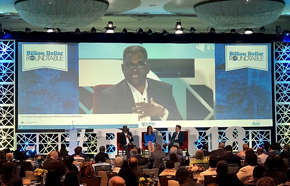 “We need to leverage the power of our voice and focus on powerful, intentional collaboration.” - Michael Byron of <a href="/Walmart/">Walmart</a> #BDRSummit18 #SupplierDiversity