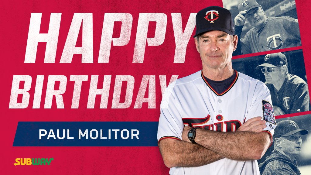 Twins's tweet photo. RT to help us wish our skipper a very happy birthday! #MNTwins https://t.co/fxT6L9uA7H