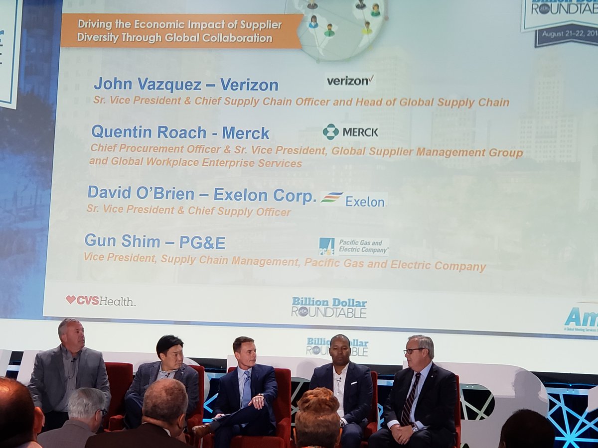 Excellent panel of CPOs on the economic impact of #supplierdiversity at #BDR18 #BDRSummit18