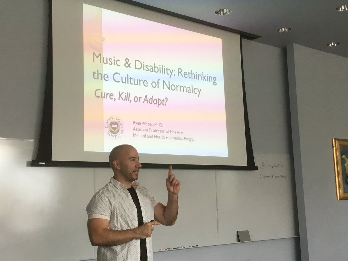 eringlamb's tweet image. Music + disability + eugenics. Fascinating connections being made @MisericordiaMHH!  #HumanitiesConnections