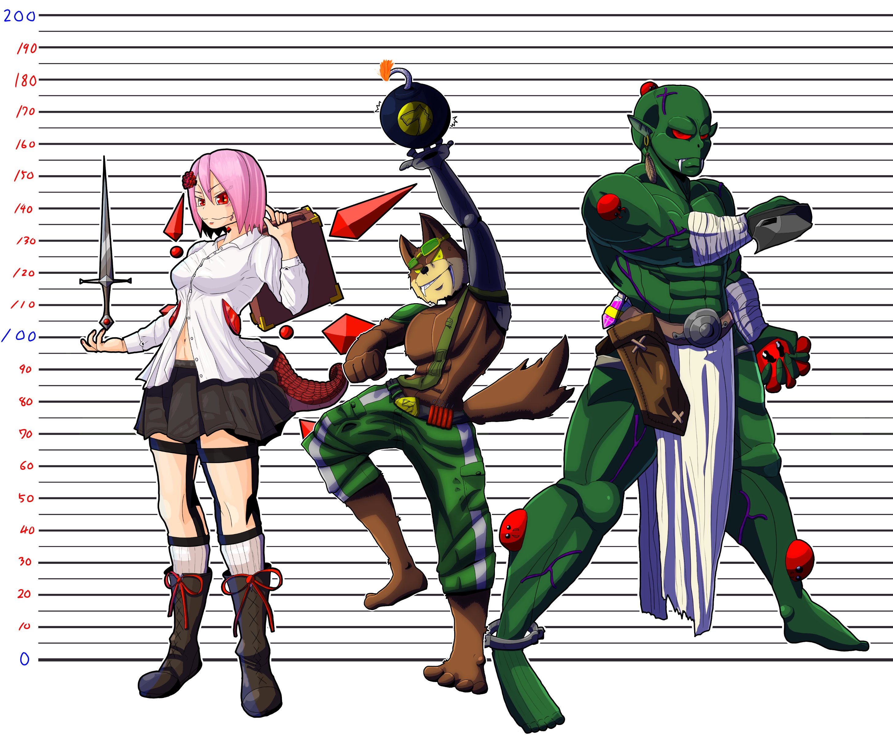にんじんとしろくま Vrchat この３人組が揃ったぜ こんな感じで我が家のキャラ全員を並べたいぜ イラスト オリジナルキャラクター オリキャラ T Co Rkc2zv2505 Twitter