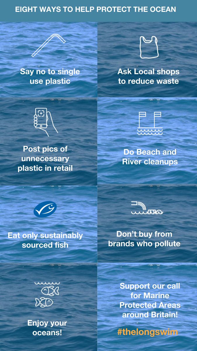Here are eight things you can do to help protect and clean up our oceans – please share! (1/9)