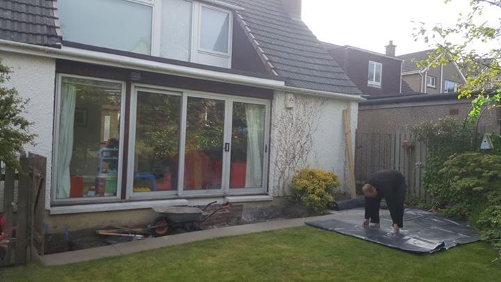 Combined project with one of our trade guys where we supplied &amp; installed EK160 bifold doors 3+1 configuration, a matching aluminium gable window &amp; 2 alu tilt/turn windows which were designed to comply as fire escapes for the bedroom upstairs. Surveyed &amp; fitted within 2 weeks!