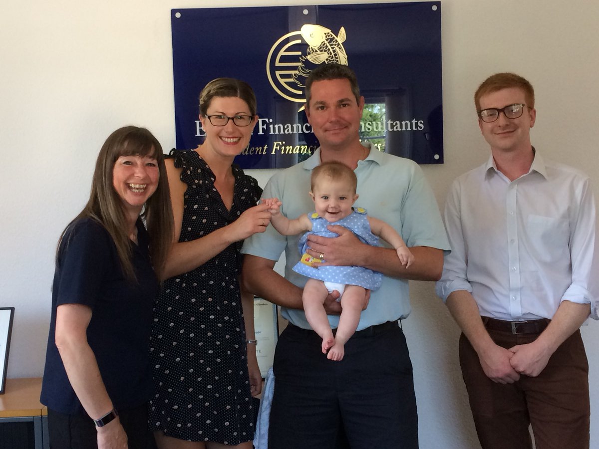 Introducing our newest team member! We had a lovely visit to the office today  - Andrew’s daughter Daisy came in for cuddles!