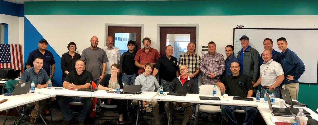 emaintCMMS's tweet photo. One of our stellar product trainers, Cori Simpson, is having a blast working with the @OneLineage team in Henderson, #Colorado! #reliability #maintenance #assetmanagement #CMMS #EAM #spftware #data #tech #technology #training #education #teambuilding @FlukeAccelix https://t.co/Zp9u7Yx5yF