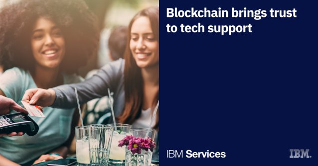 MarkMarlow1's tweet photo. Blockchain in Support as a Service #IBMServices #ITSupport @IBM_ITServices #IBMDSNA https://t.co/to3NWa3tSa https://t.co/TBPokhaS5e