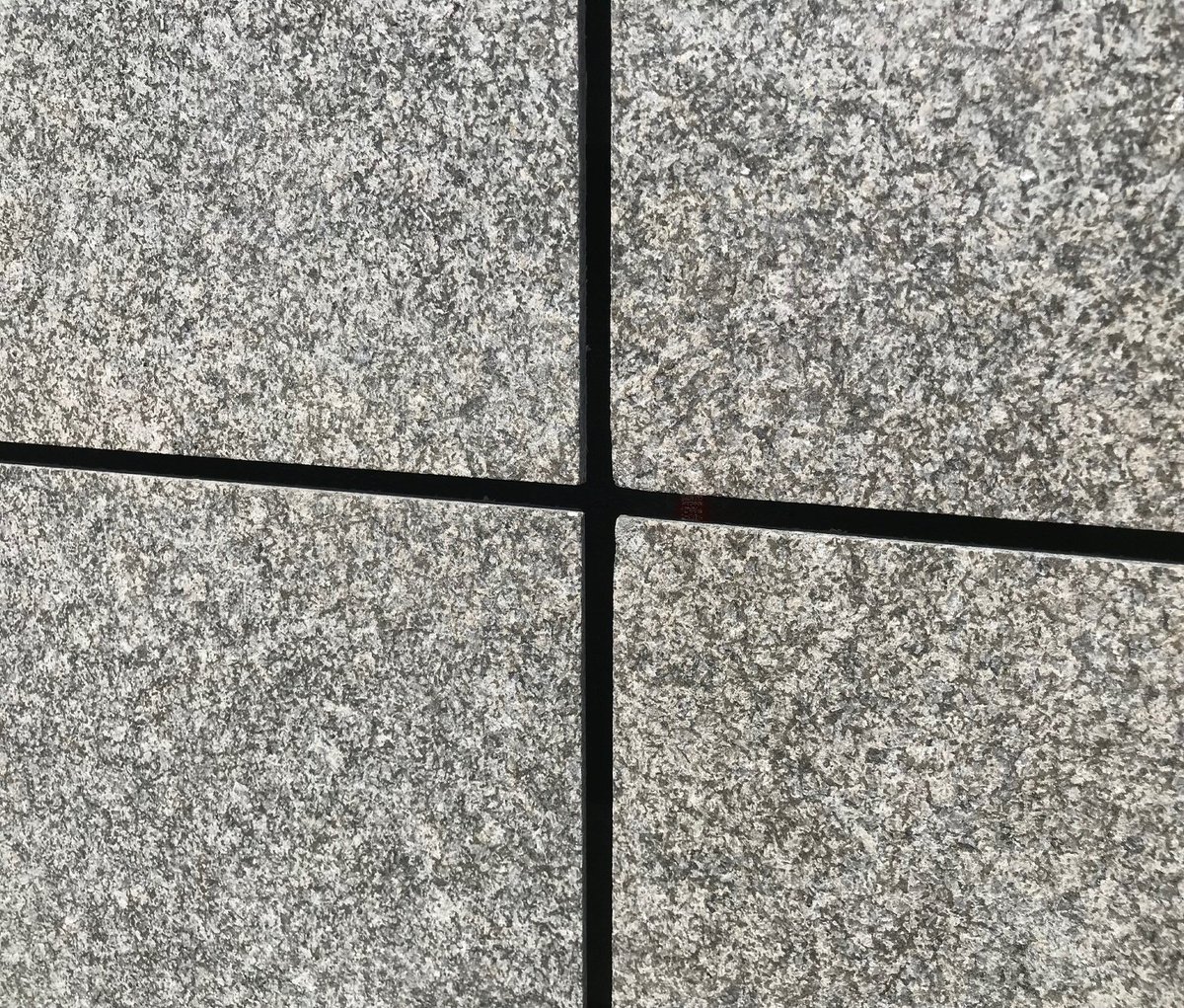 StonePanelsIntl's tweet photo. StoneLite® Impala Black granite panels were manufactured with a flamed and blushed finish to compliment other platinum hued materials. The flaming process not only changed the color to a more platinum hue but provided a textural element. https://t.co/SHPylagepG