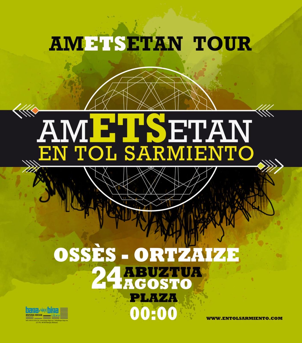 EnTolSarmiento's tweet photo. Ostiral honetan!! #Osses #Ortzaize #ametsetantour @BagaBigaeus https://t.co/hnbYXfzTEh