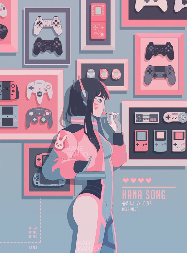karekareo's tweet image. MEKA pilot, former pro-gamer Hana Song//D.Va
#Overwatch
(print: bit.ly/2MCTAr9)
