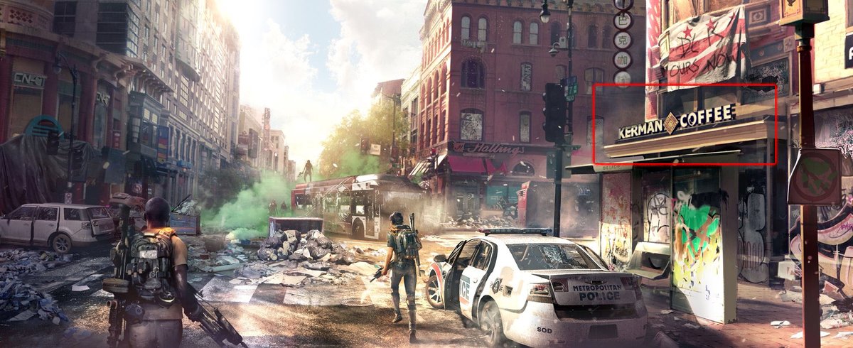 GamrInsanity's tweet photo. Woohoo! If you take a look at this picture you will see #KermanCoffee โ๏ธ is Back! #TheDivision2 @TheDivisionGame https://t.co/GgicPGcAvw