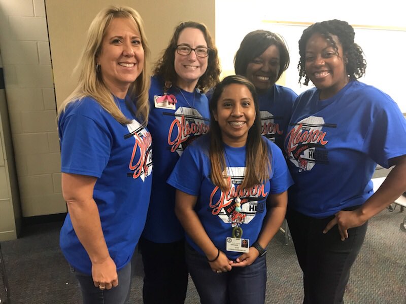 We are excited to start the school year. #Kinder team rocks! #gleasonproud