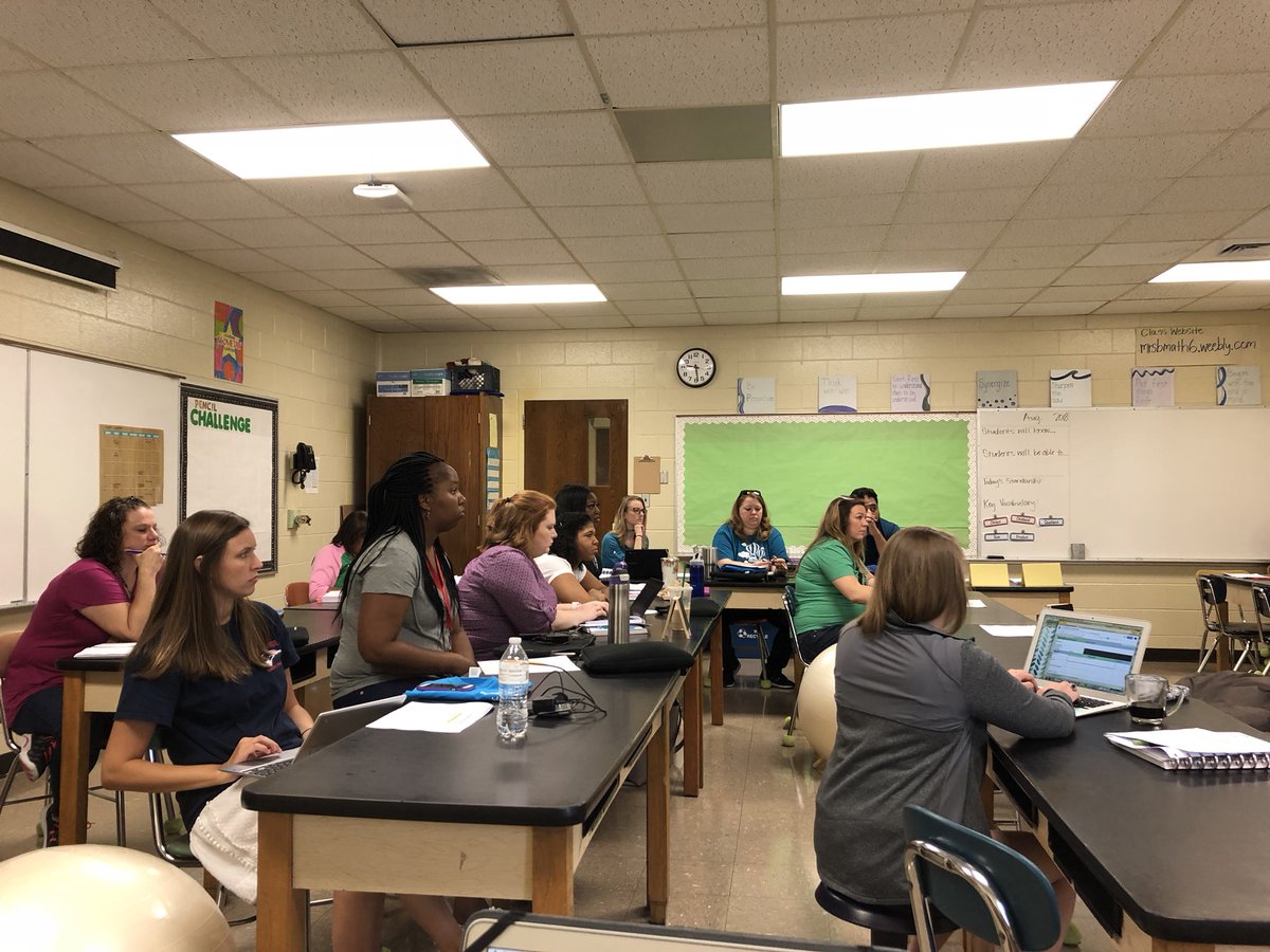 FMS teachers are diving into the new Math curriculum.