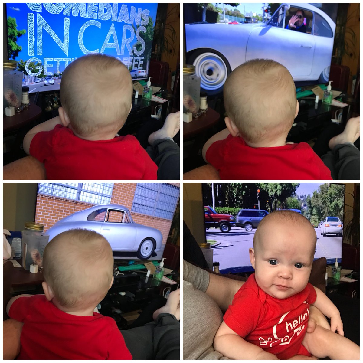 deviousdragen's tweet photo. Emma loves watching comedians in cars getting coffee @JerrySeinfeld thanks for the great entertainment! #comediansincarsgettingcoffee https://t.co/JF5nYXAtug